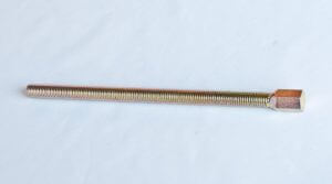 brass colored pushing rod for the Gorilla Wall Brace system