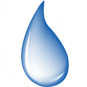 illustration of a water drip that was a part of the Resch Enterprises logo